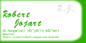 robert jojart business card